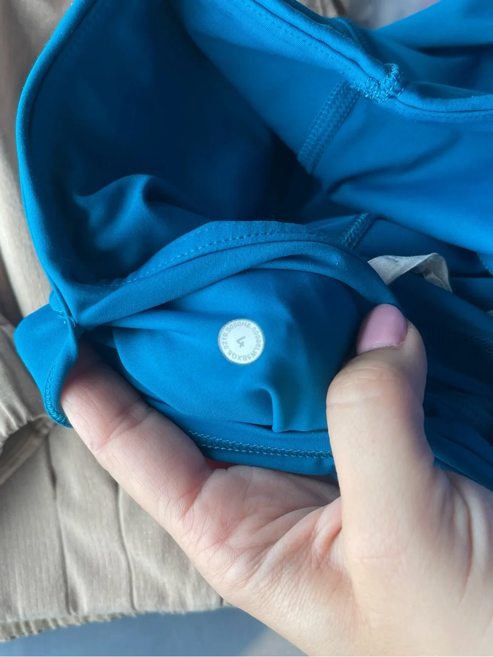 Lululemon Fast and Free High-Rise Tight 25” Poolside Blue Size 4